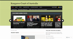Desktop Screenshot of kangaroocourtofaustralia.com