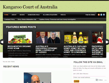 Tablet Screenshot of kangaroocourtofaustralia.com